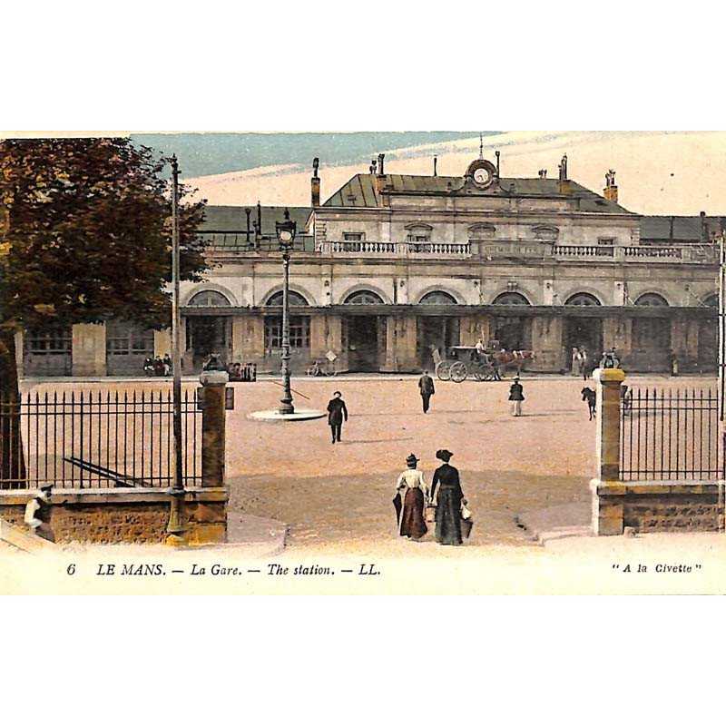 ABAO 72 - Sarthe [72] Le Mans - La Gare. The station.