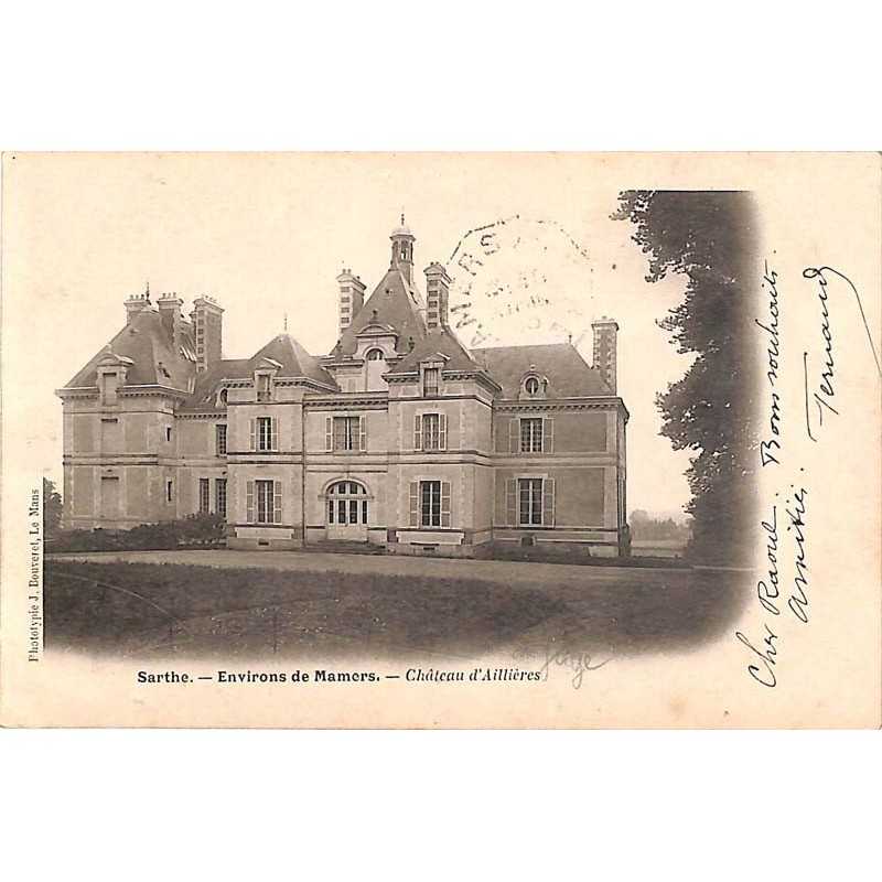 ABAO 72 - Sarthe [72] Mamers (Environs de) - Château d'Aillières.