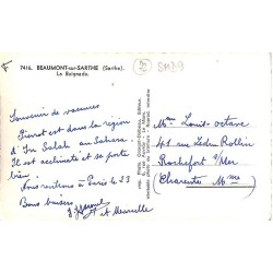 ABAO 72 - Sarthe [72] Beaumont-sur-Sarthe - La Baignade.