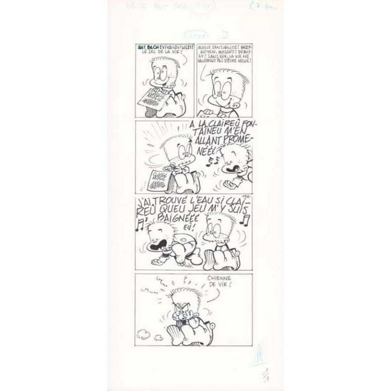 ABAO Originaux Didgé - BB de BD. Planche originale.