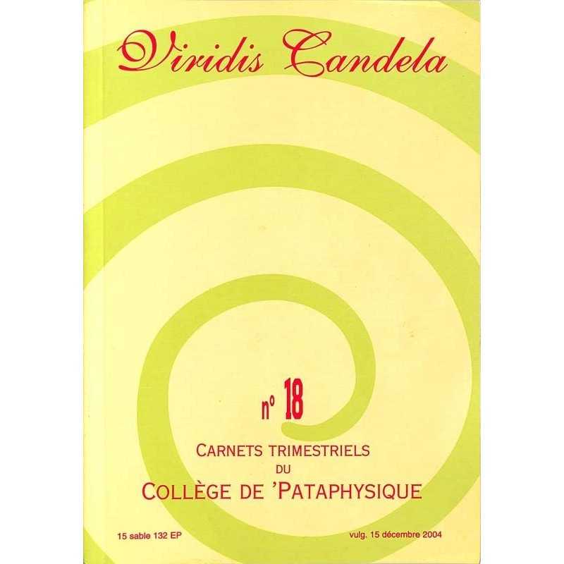 ABAO Pataphysique Carnets du Collège de Pataphysique n°18