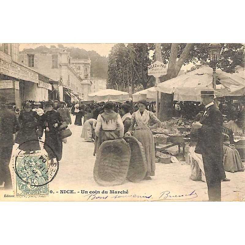 ABAO 06 - Alpes Maritimes [06] Nice - Un coin du Marché.