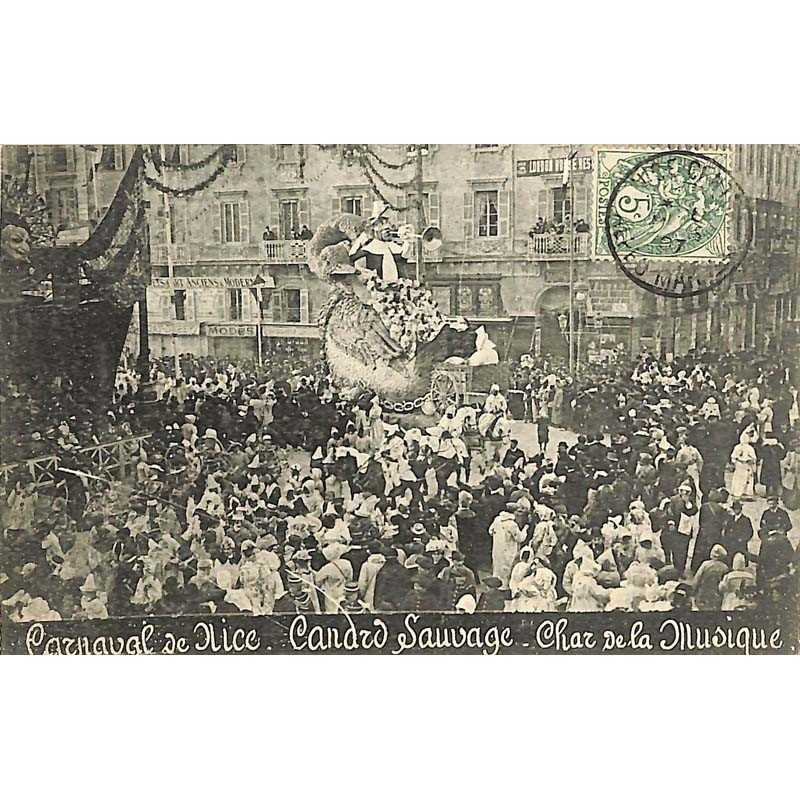 ABAO 06 - Alpes Maritimes [06] Nice - Carnaval de Nice. Canard Sauvage. Char de la Musique.