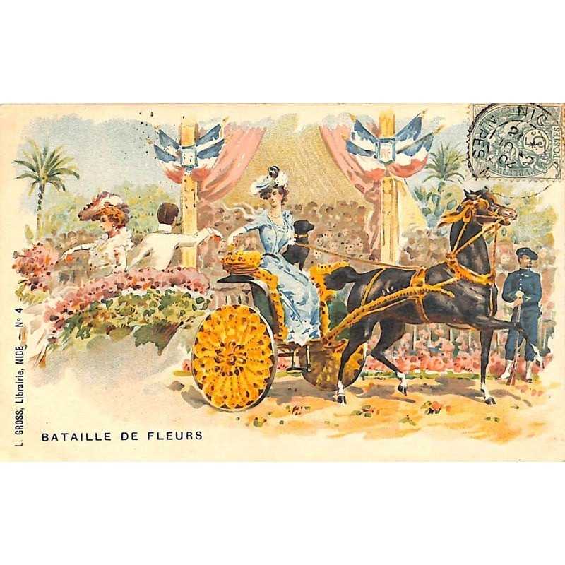 ABAO 06 - Alpes Maritimes [06] Nice - Le carnaval. Bataille de fleurs.