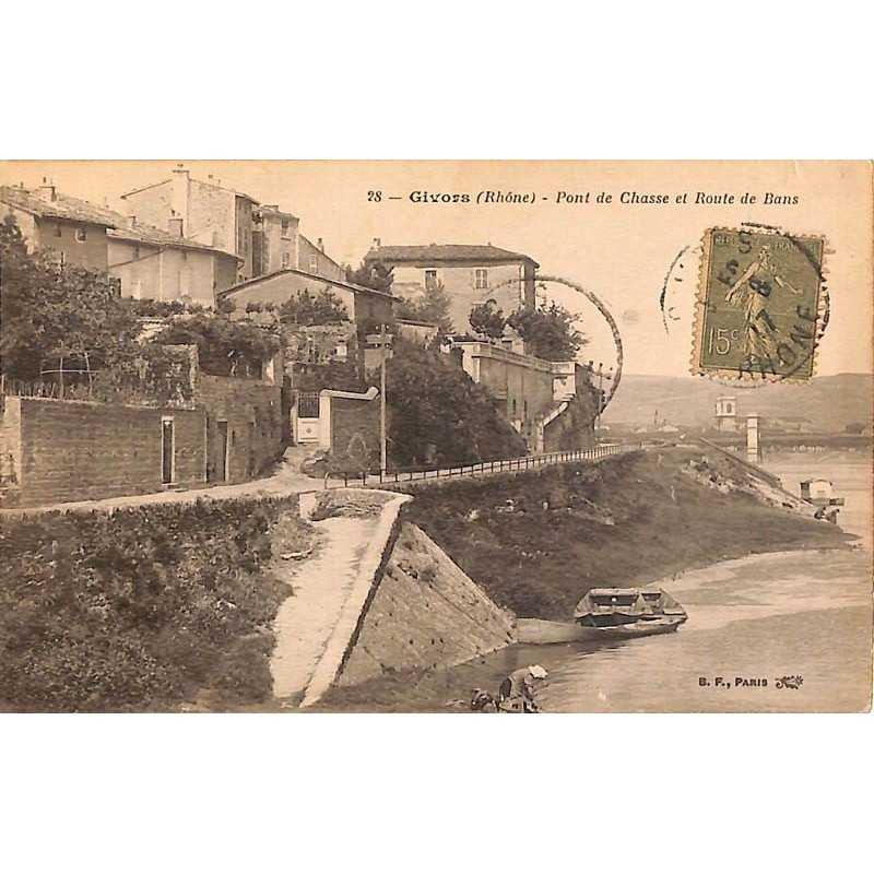 ABAO 69 - Rhône [69] Givors - Pont de Chasse et Route de Bans.
