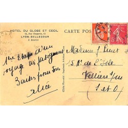 ABAO 69 - Rhône [69] Lyon - Hôtel du Globe et Cecil. Rue Gasparin. Vue générale.