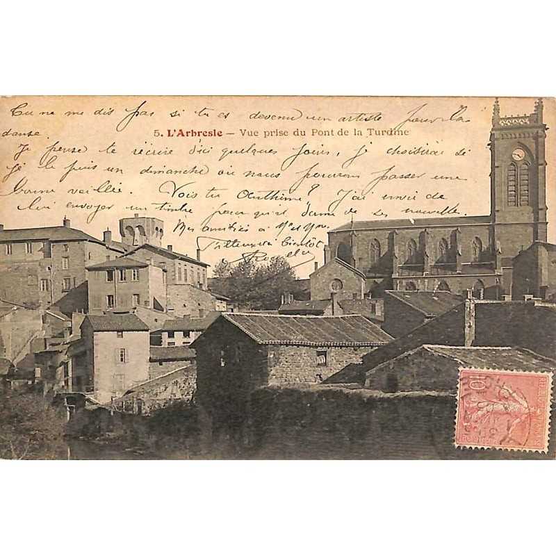 ABAO 69 - Rhône [69] L'Arbresle - Vue prise du Pont de la Turdine.