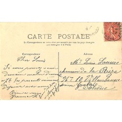 ABAO 69 - Rhône [69] Lyon - Rue de la République et la Banque de France.