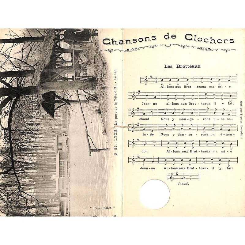 ABAO 69 - Rhône [69] Lyon - Le Parc de la Tête d'or. Le Lac. Chansons de Clochers.