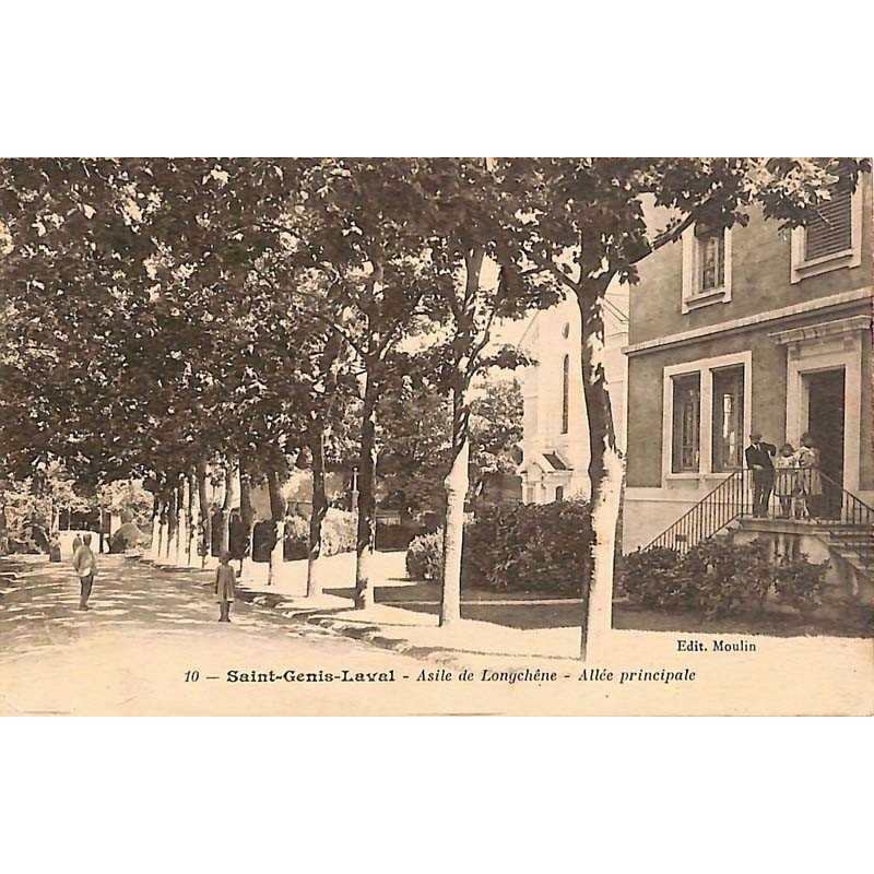 ABAO 69 - Rhône [69] Saint-Genis-Laval - Asile de Longchêne. Allée principale.