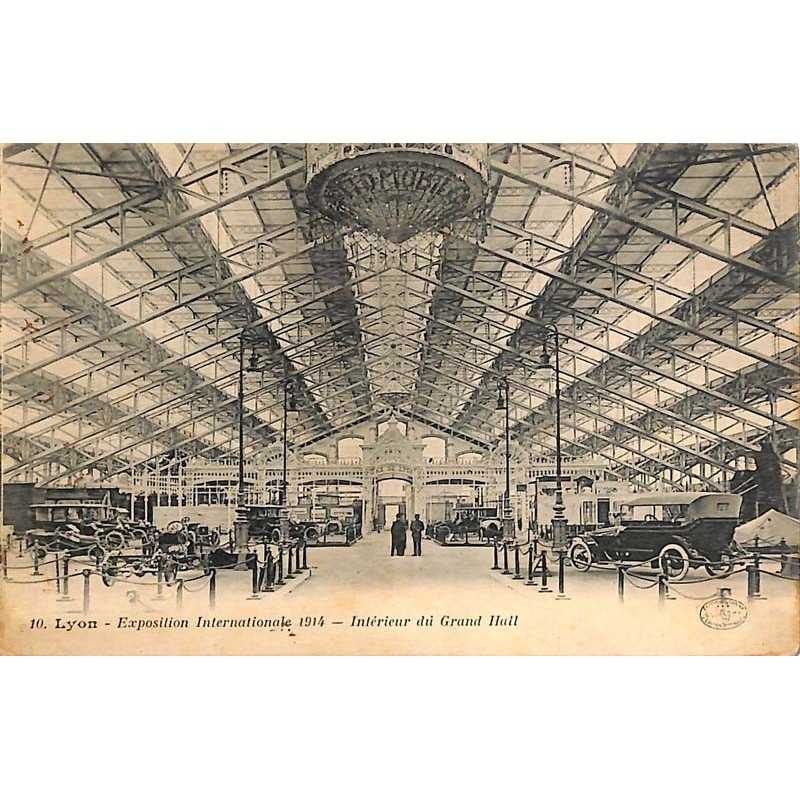ABAO 69 - Rhône [69] Lyon - Exposition Internationale 1914. Intérieur du Grand Hall.