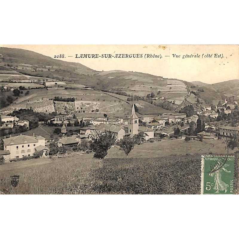ABAO 69 - Rhône [69] Lamure-sur-Azergues - Vue générale (côté Est).