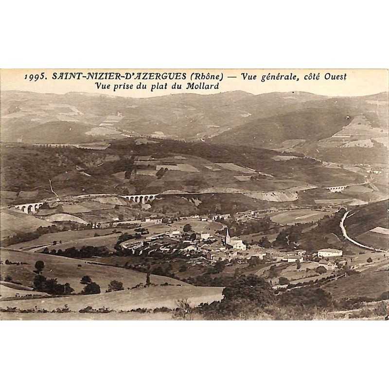 ABAO 69 - Rhône [69] Saint-Nizier-d'Azergues - Vue générale, côté Ouest.