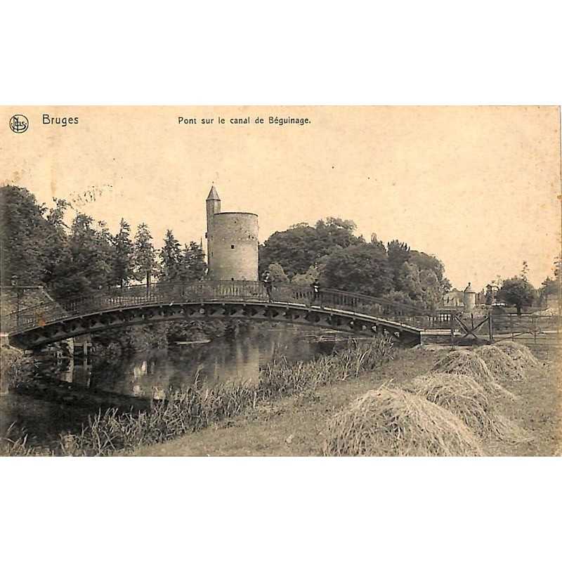 ABAO Flandre occidentale Bruges - Pont sur le canal de Béguinage.