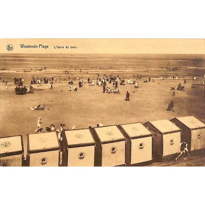 ABAO Flandre occidentale Middelkerke - Westende-Plage. L'Heure du bain.