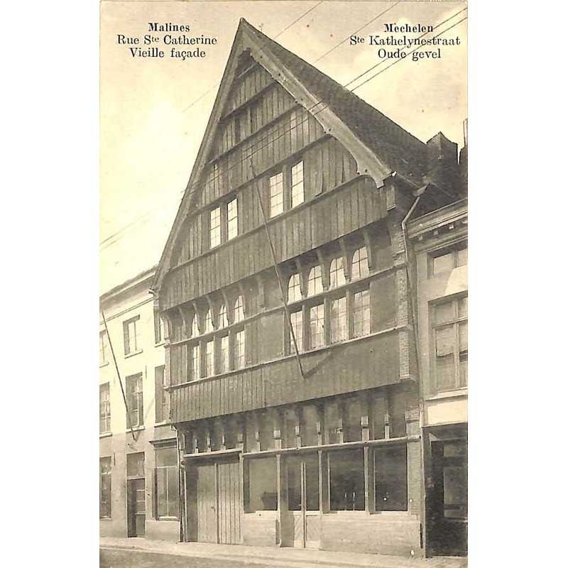 ABAO Anvers Malines - Rue Ste Catherine. Vieille façade.