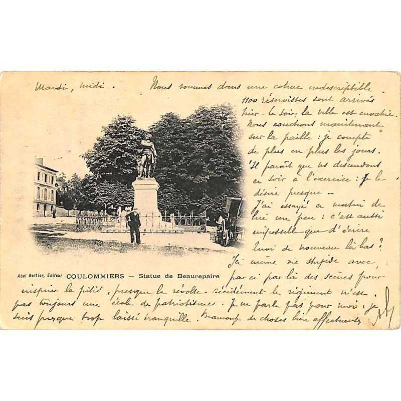 ABAO 77 - Seine-et-Marne [77] Coulommiers - Statue de Beaurepaire.