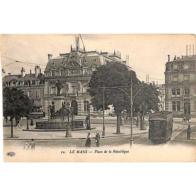 ABAO 72 - Sarthe [72] Le Mans - Place de la République.