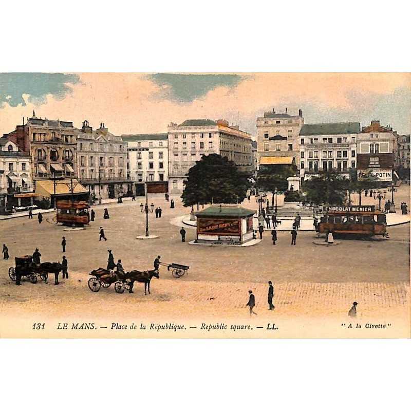 ABAO 72 - Sarthe [72] Le Mans - Place de la République. Republic square.