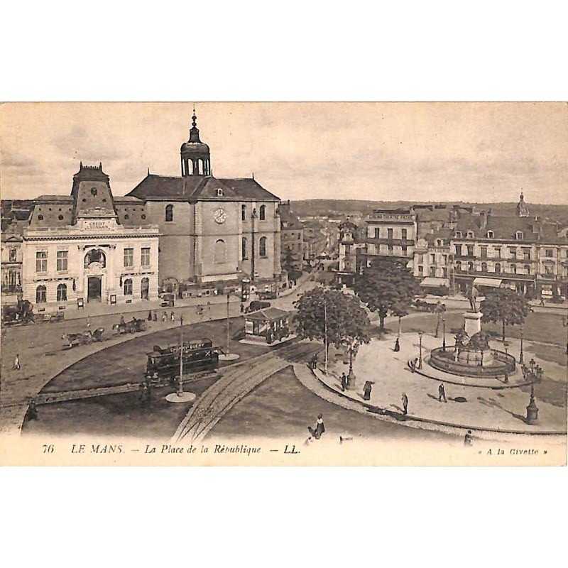 ABAO 72 - Sarthe [72] Le Mans - Place de la République.