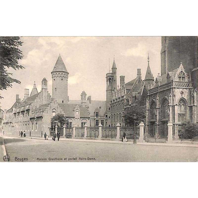 ABAO Flandre occidentale Bruges - Maison Gruuthuse et portail notre-Dame.