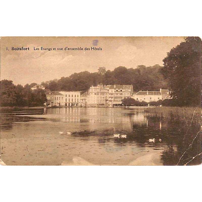 ABAO Bruxelles Watermael-Boitsfort - Les Etangs et vue d'ensemble des Hôtels.