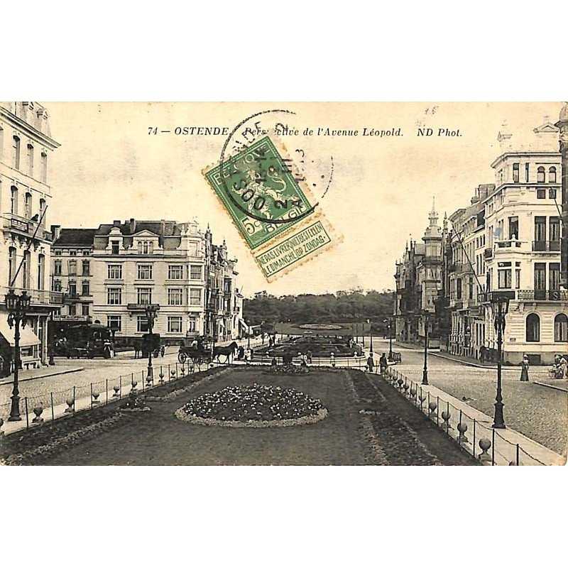 ABAO Flandre occidentale Ostende - Perspective de l'Avenue Léopold.