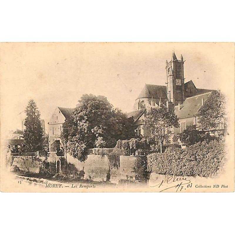 ABAO 77 - Seine-et-Marne [77] Moret-sur-Loing - Les Remparts.
