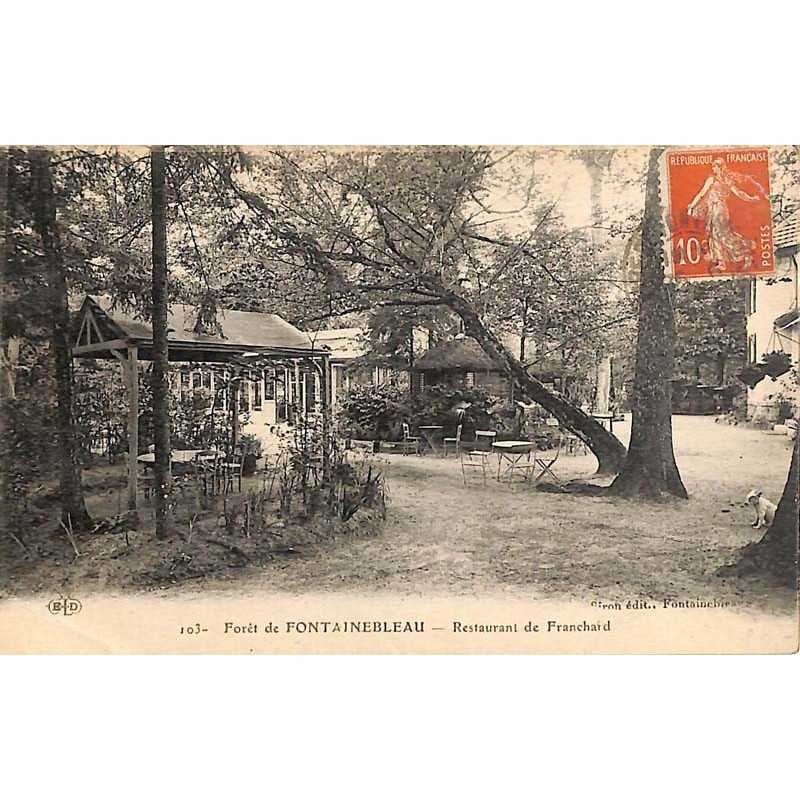 ABAO 77 - Seine-et-Marne [77] Fontainebleau - Forêt de Fontainebleau. Restaurant de Franchard.