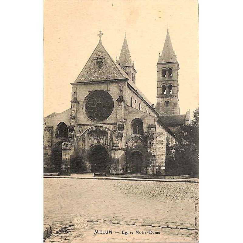 ABAO 77 - Seine-et-Marne [77] Melun - Eglise Notre-Dame.