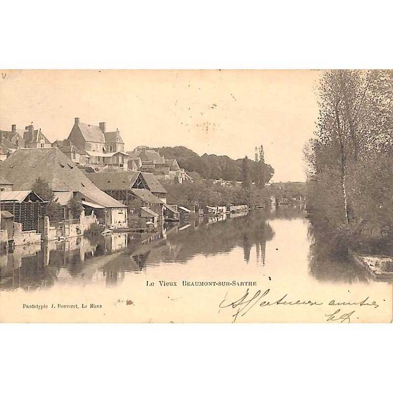 ABAO 72 - Sarthe [72] Beaumont-sur-Sarthe - Le Vieux Beaumont-sur-Sarthe.
