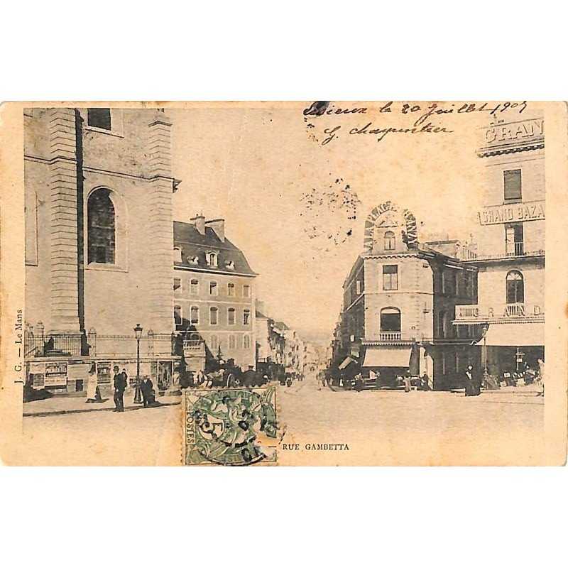 ABAO 72 - Sarthe [72] Le Mans - Rue Gambetta.