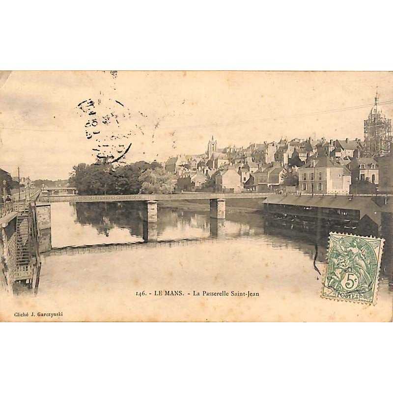 ABAO 72 - Sarthe [72] Le Mans - La Passerelle Saint-Jean.