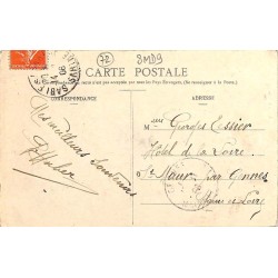 ABAO 72 - Sarthe [72] Solesmes - L'Abbaye des bénédictins et le Nouveau Pont.