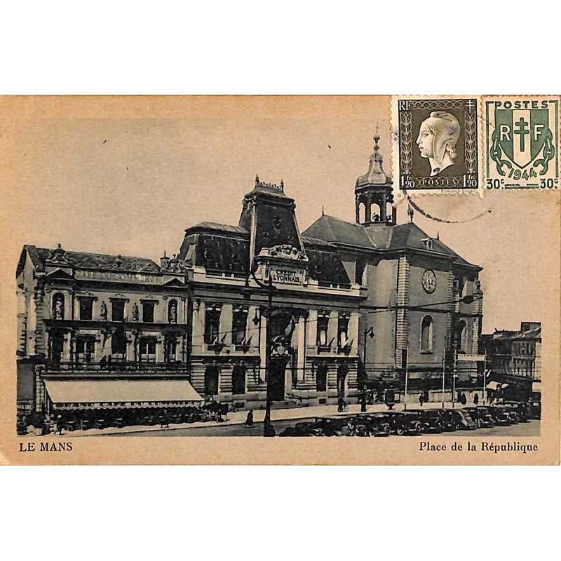 ABAO 72 - Sarthe [72] Le Mans - Place de la république.