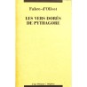 ABAO Romans Fabre d'Olivet (Antoine) - Les Vers dorés de Pythagore.