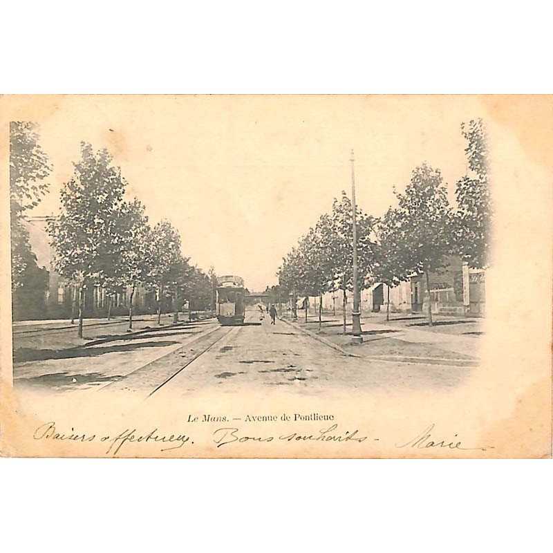 ABAO 72 - Sarthe [72] Le Mans - Avenue de Pontlieue.
