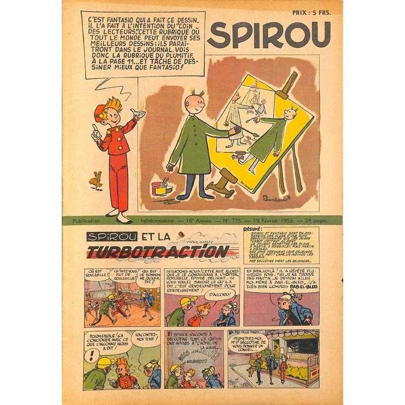 ABAO Fascicules Spirou 1953/02/19 n°775