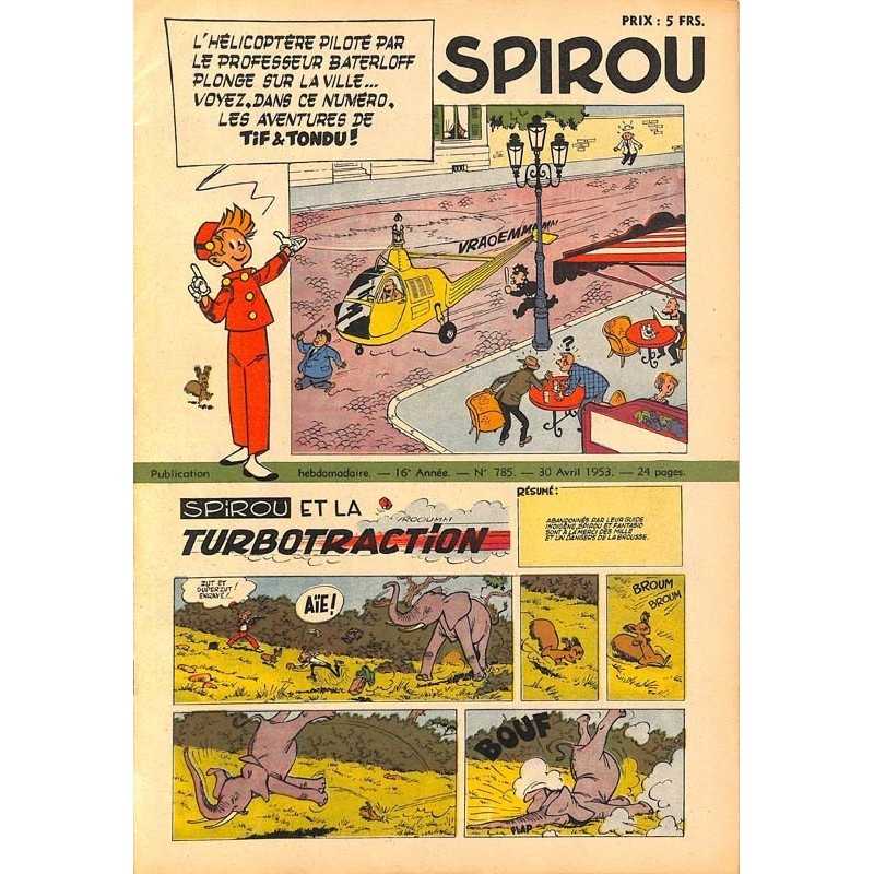 ABAO Fascicules Spirou 1953/04/30 n°785