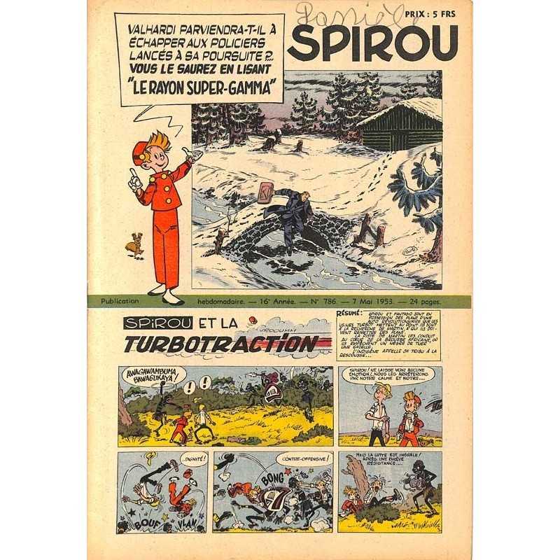 ABAO Fascicules Spirou 1953/05/07 n°786