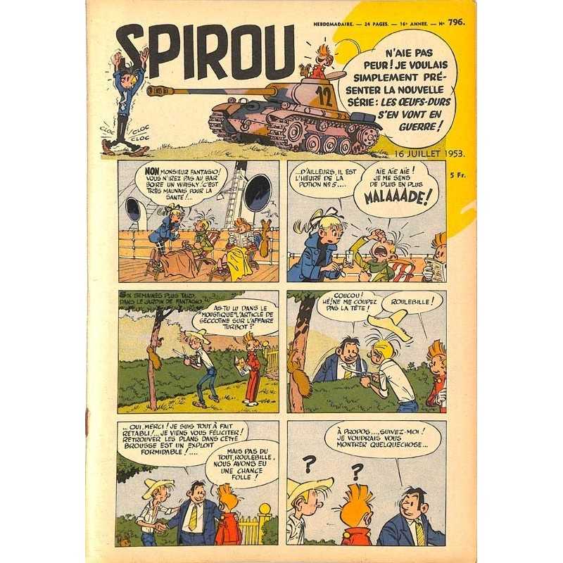 ABAO Fascicules Spirou 1953/07/16 n°796