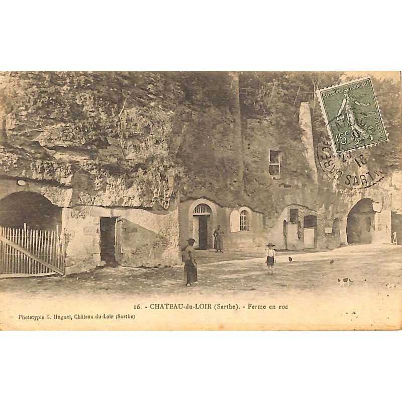 ABAO 72 - Sarthe [72] Château-du-Loir - Ferme en roc.