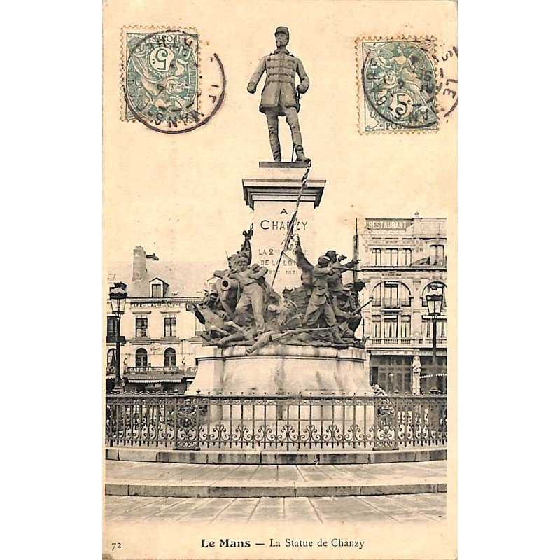 ABAO 72 - Sarthe [72] Le Mans - La Statue de Chanzy.