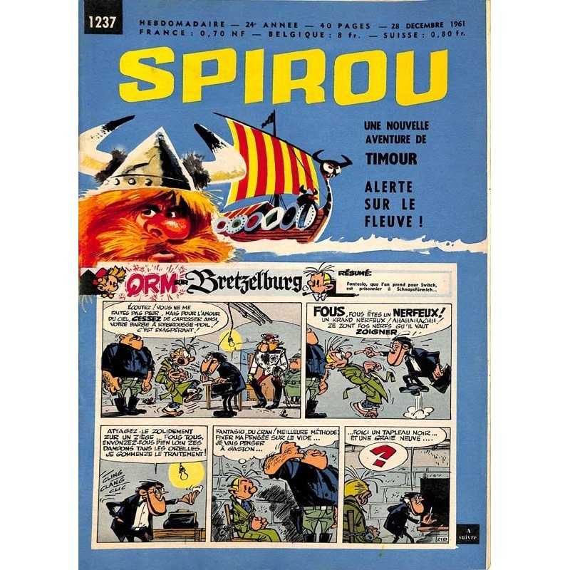 ABAO Fascicules Spirou 1961/12/28 n°1237 (avec le mini-récit)