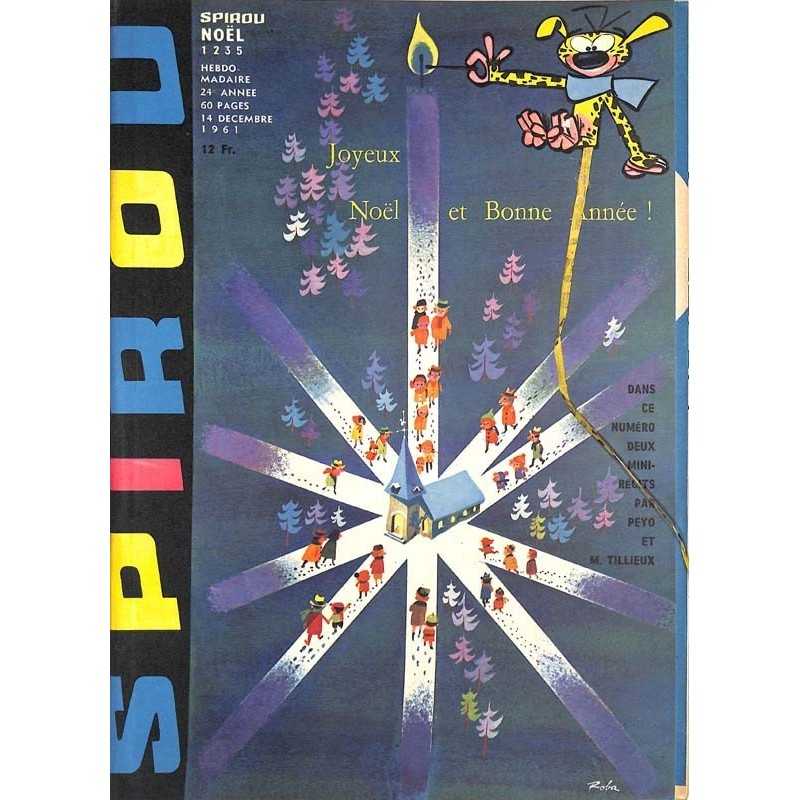 ABAO Fascicules Spirou 1961/12/14 n°1235 (avec le mini-récit + Queue du Marsu + Mémo radio)