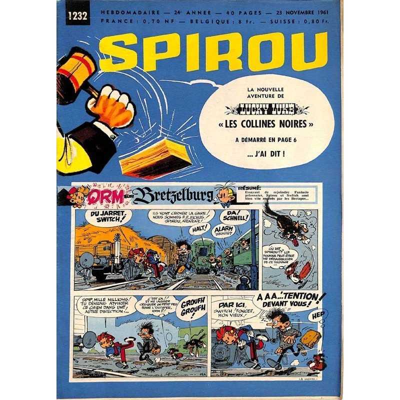 ABAO Fascicules Spirou 1961/11/23 n°1232 (avec le mini-récit)