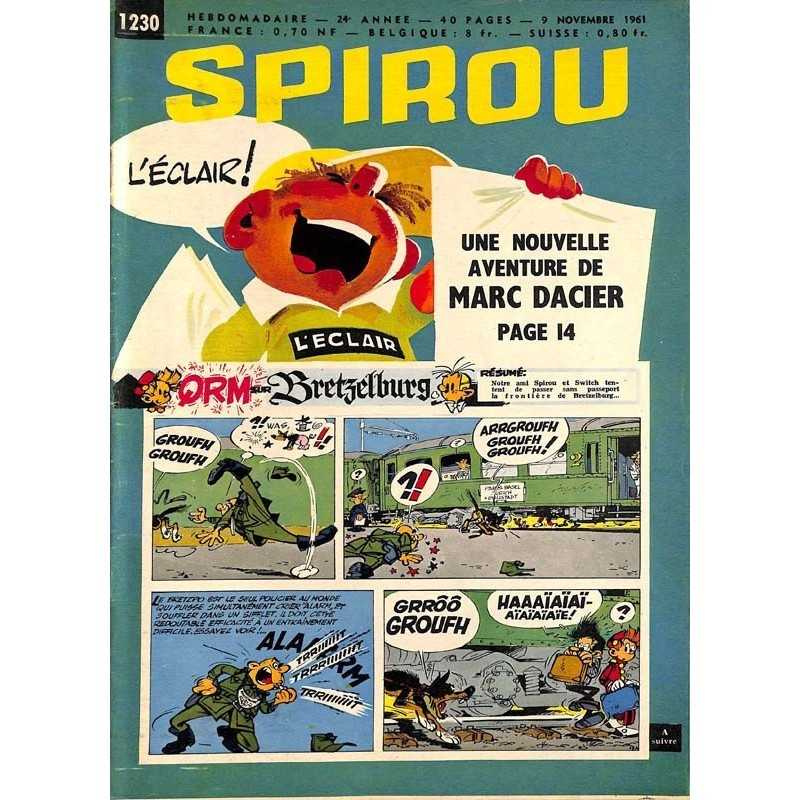 ABAO Fascicules Spirou 1961/11/09 n°1230 (avec le mini-récit)