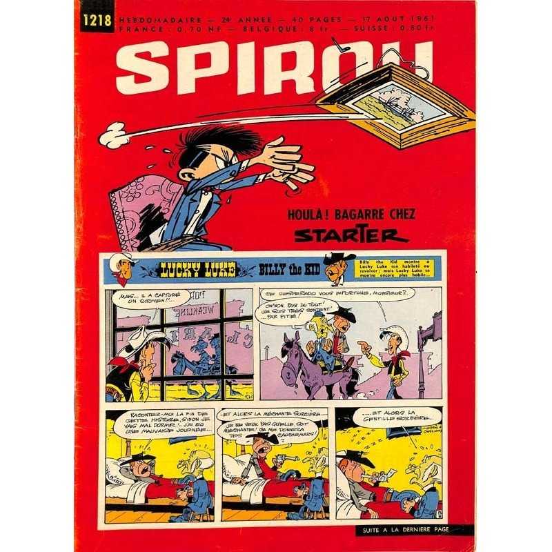 ABAO Fascicules Spirou 1961/08/17 n°1218 (avec le mini-récit)