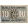 ABAO Billets, actions, monnaies [DE] 10 Pfennig Stadt Saarbrücken 1919