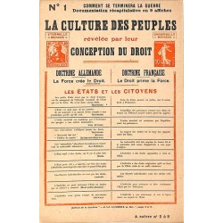 ABAO Militariat Farde de 9 cartes d'affiches : Comment se terminera la guerre.